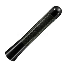 8cm/3" Black Universal Car Truck Carbon Fiber Aluminum Roof Stubby Antenna Set