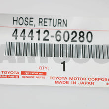 4441260280 Genuine Toyota HOSE, RETURN, NO.1 44412-60280