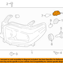 TOYOTA OEM 12-16 Camry-Headlight Headlamp Socket 8112806470