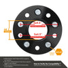 2PC 15MM HubCentric Wheel Spacers 5x114.3 5X4.5'' 66.1 12X1.25 fit 350Z 370Z G37