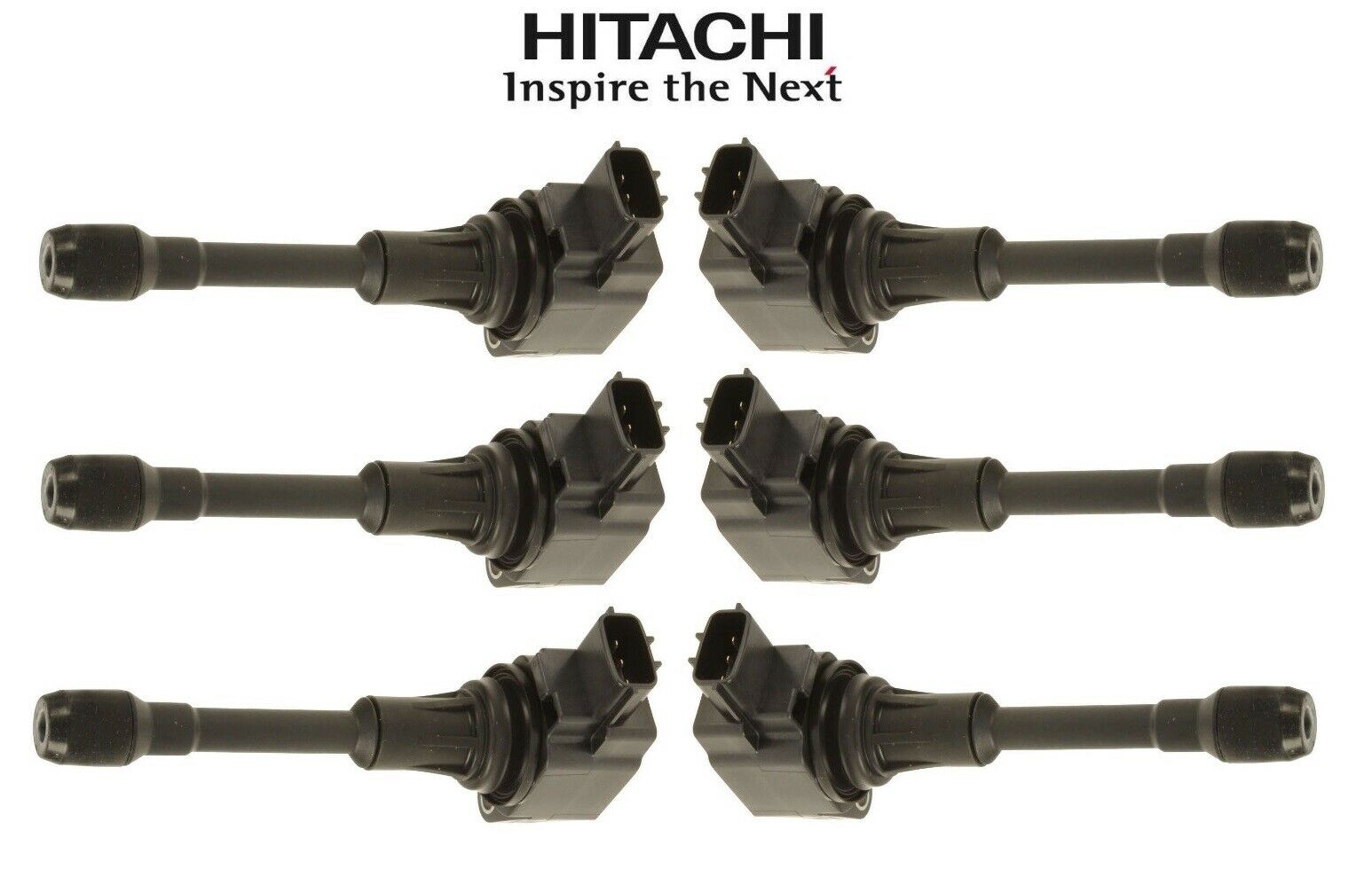 Hitachi Set of 6 Direct Ignition Coils IGC0002 for Infiniti FX50 M56 Q70 QX70