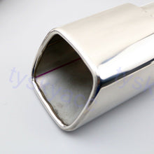 Universal Car Exhaust Trim Tip Muffler Pipe Tail Pipe Cover Stainless Steel 2PCS