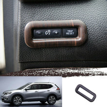 For Nissan Rogue 2014-2020 ABS Peach Wood grain Odometer adjustment cover Trim