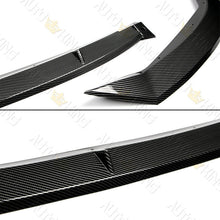 3PCS CARBON STYLE FRONT BUMPER SPOILER LIP FIT 2019-2020 TOYOTA COROLLA