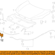 HONDA OEM 16-18 Civic Hood-Lock Latch 74120TBAA01