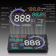 HUD Head Up Display 5.5" OBD II 2 Speed RPM Warning System for all models Mazda