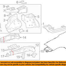 TOYOTA OEM 17-18 Corolla FENDER-Rail Extension Left 5720212020