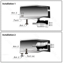 Aluminum Car Turbo Sound Whistle Exhaust Pipe Tailpipe Blow-off Valve Simulator