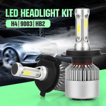 2 Bulbs H4 HB2 9003 LED Headlight Kit Combo 2600W 390000LM High Low Beam 6000K