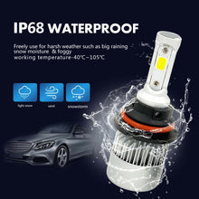 1955W 293250LM All In One LED 9007 Headlight Kit Hi/Lo Beam 6000K White Power