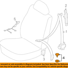 TOYOTA OEM Front Seat Belt-Belt & Retractor Repair Kit 7321902030