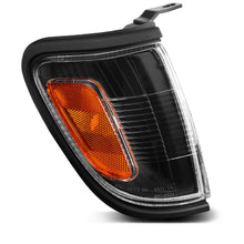 for 2001-2004 Toyota Tacoma Headlights + Bumper Lights Headlamps Black Housing