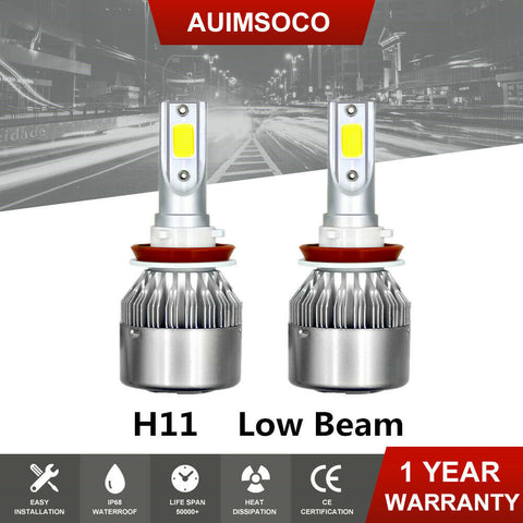 H11 LED Headlight Low Beam Bulb Super Bright For Freightliner Cascadia 2008-18