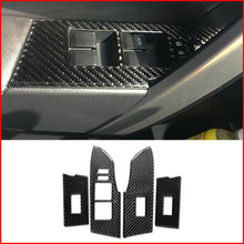 For Toyota Corolla 2014-2019 Carbon Fiber Window Lift Panel Switch Cover Trim