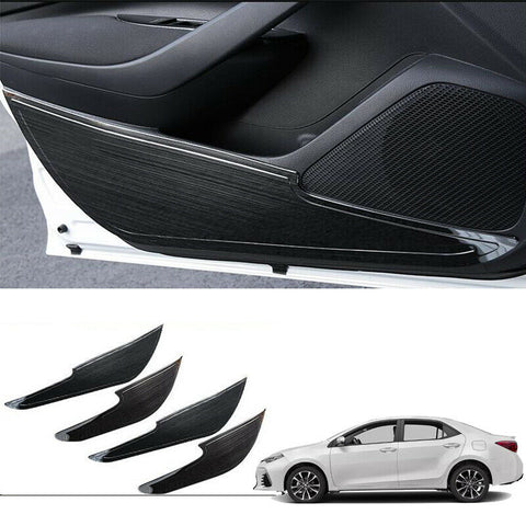 For Toyota Corolla 2019-2020 black titanium interior inner door panel cover trim