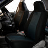 Highback Seat Covers Seat For Car SUV Auto Van Full Set Solid Black