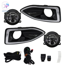 For Ford Edge 2015-2018 Pair Front Bumper Fog Lights Lamps Harness Switch Kit
