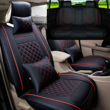 Luxury 5-Seats Car Sit Covers Sit Cushion PU Leather Protect Set Car Accessories