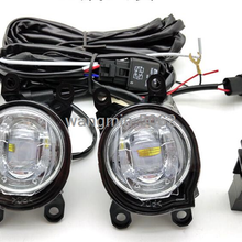 For Toyota Corolla 2020 w/Bulb Switch Cable Bezel Car Bumper Fog Lamp Kit 1SET