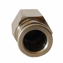 4 - 3/8" Schrader Inflation Valve Fill Air Ride Suspension Bag Tank Push Connect