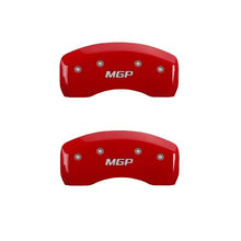 2008-2020 Rogue Front + Rear Red Engrave "MGP" Brake Disc Caliper Covers 4pc Set