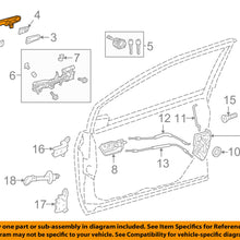 TOYOTA OEM 16-18 Prius-Outside Exterior Door Handle Left 6921047041A1