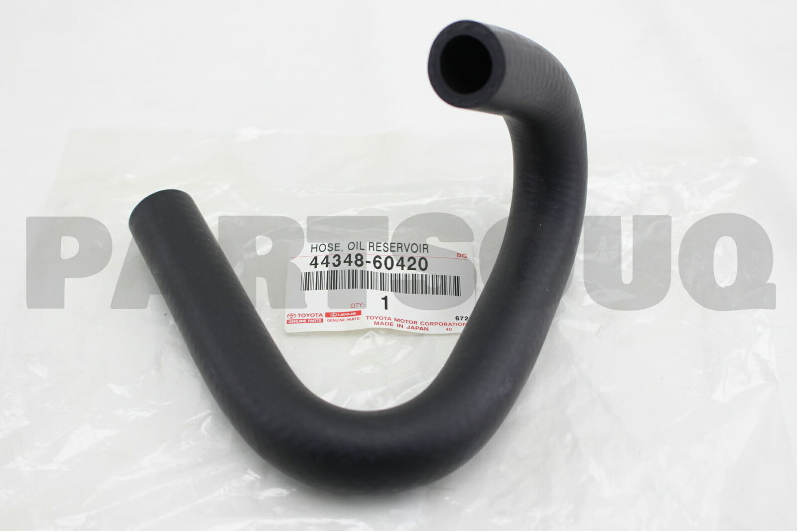 4434860420 Genuine Toyota HOSE, OIL RESERVOIR TO PUMP, NO.1 44348-60420