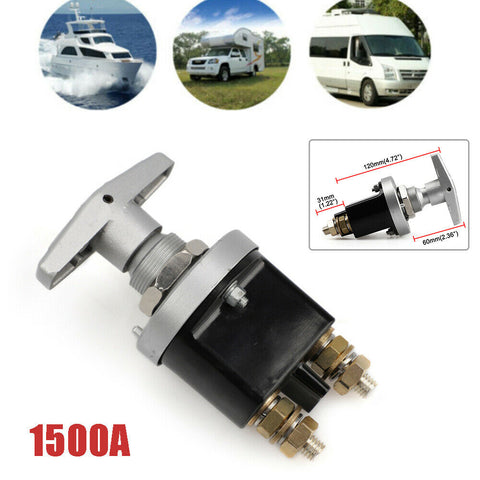 1500A Car Boat Battery Power Isolator Master Disconnect Cut Off Switch Trucks