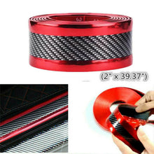 Car Stickers Universal Sill Scuff Anti Scratch Carbon Fiber Auto Door Sticker