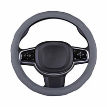 Gray / Grey 15'' 38cm Silicone Car Steering Wheel Cover Grip Non-Slip Breathable