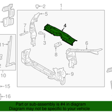 Genuine Toyota Upper Tie Bar 53205-02210