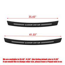 For Honda Civic Accord Carbon Fiber Film Trunk Guard Plate Decal Accessories 41"