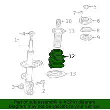 Genuine Toyota Coil Spring 48131-12J20