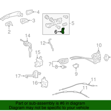 Genuine Toyota Handle Base Snap 69293-12030