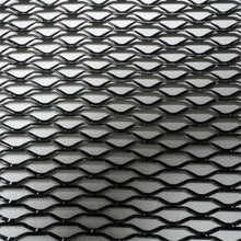 Car Radiator Hood Vent Grille Net Mesh Guard Black Hexagonal Aluminum 100x33CM