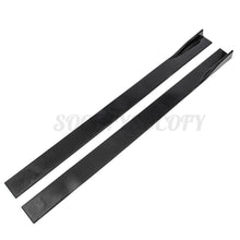 78.7'' Side Skirts Rocker Panel Bottom Line Black For Toyota Corolla 2015-2021