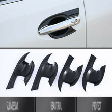 For Nissan Rogue 2014-2020 ABS Carbon Fiber exterior outside door bowl Trim 4pcs