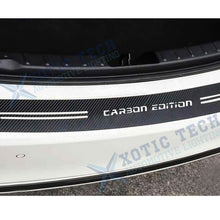 41.3" Carbon Fiber Rear Bumper Trunk Guard Plate Sticker Molding Trim For Toyota