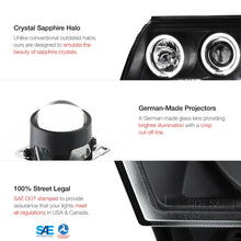 For 2005-2011 Toyota Tacoma HALO LED Projector Headlights Pre Runner X Runner