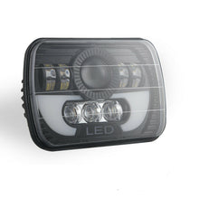 H6054 7x6" LED Headlight Hi/Lo Beam Halo DRL For Express Savana 1500 2500 3500