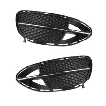 1Pair Front Bumper Grille Cover Chrome Trim Fit For Mercedes W212 E300 E350 E400