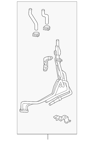 Genuine Nissan Pipe Assembly 92462-1JA0B