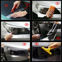 30x60cm Car SUV Tailight Headlight Smoke Black Vinyl Film Cover Overlay Sticker