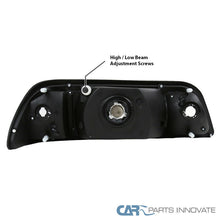 Fit Ford 87-93 Mustang Replacement Smoke 1-Piece Style Headlights Head Lamps