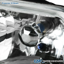 7"X6" H6052 Sealed Beam Replacement Chrome Clear Cut Headlights w/ H4 Bulbs Pair