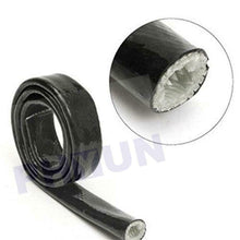 6MM x 4M Silicone Coated Fiberglass Fire Sleeve Heat Shield Hose Protector