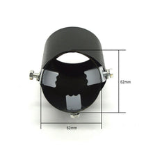 1Pcs 62mm Titanium Bend Muffler Tail Throat Black Universal For Car Exhaus Pipe