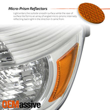 For 2008 2009 2010 Toyota highlander [Halogen Type] Chrome Headlights Pair