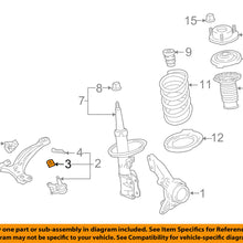 TOYOTA OEM Front Suspension-Lower Ball Joint Nut 9008017214