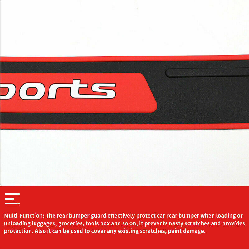 Car Accessories Cover Door Sill Guard Sticker 90*7.2CM Rear Bumper Protector